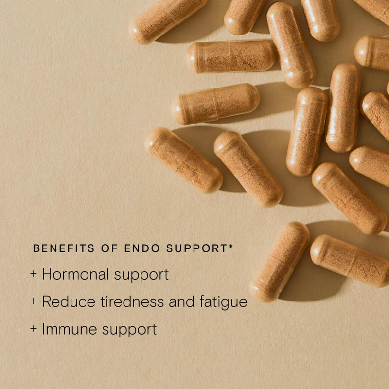 Wild Nutrition, Food-Grown® Endo Support Complex 90 Capsules Default Title