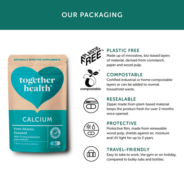 together health®, Pure Seaweed Calcium 60 Capsules