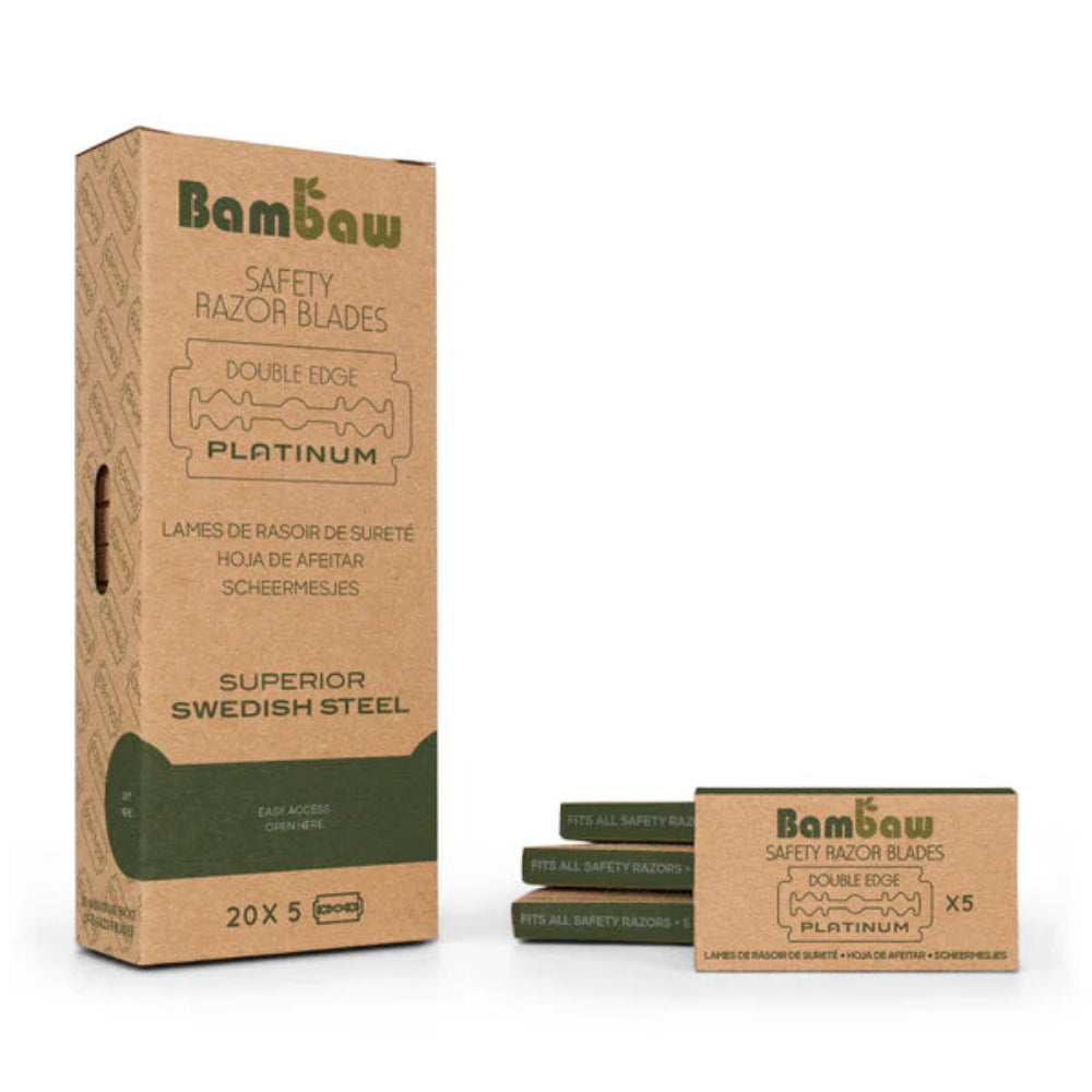 Bambaw, 100 Astra Razor Blades (20 pk of 5)