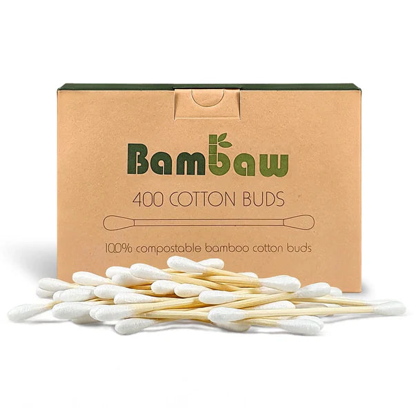 Bambaw, Cotton Buds Box 400 Pieces