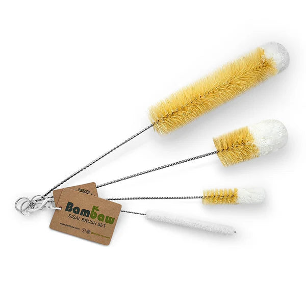 Bambaw Cleaning Brush Set, 4 Pcs