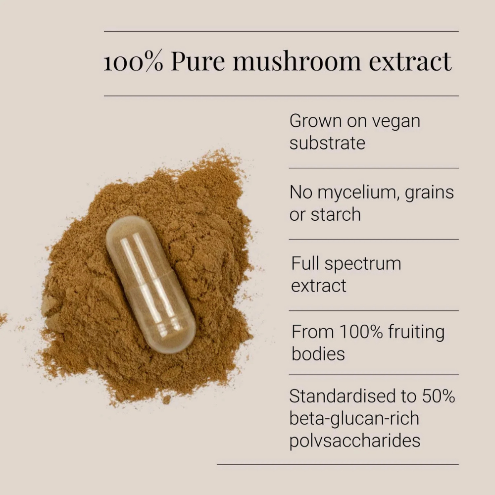 KIKI Health, Organic Maitake Mushroom Extract 60 Vegetarian Capsules