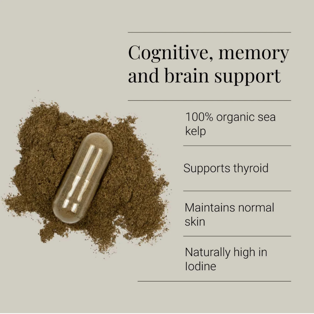 KIKI Health, Organic Sea Kelp 90 Vegetarian Capsules