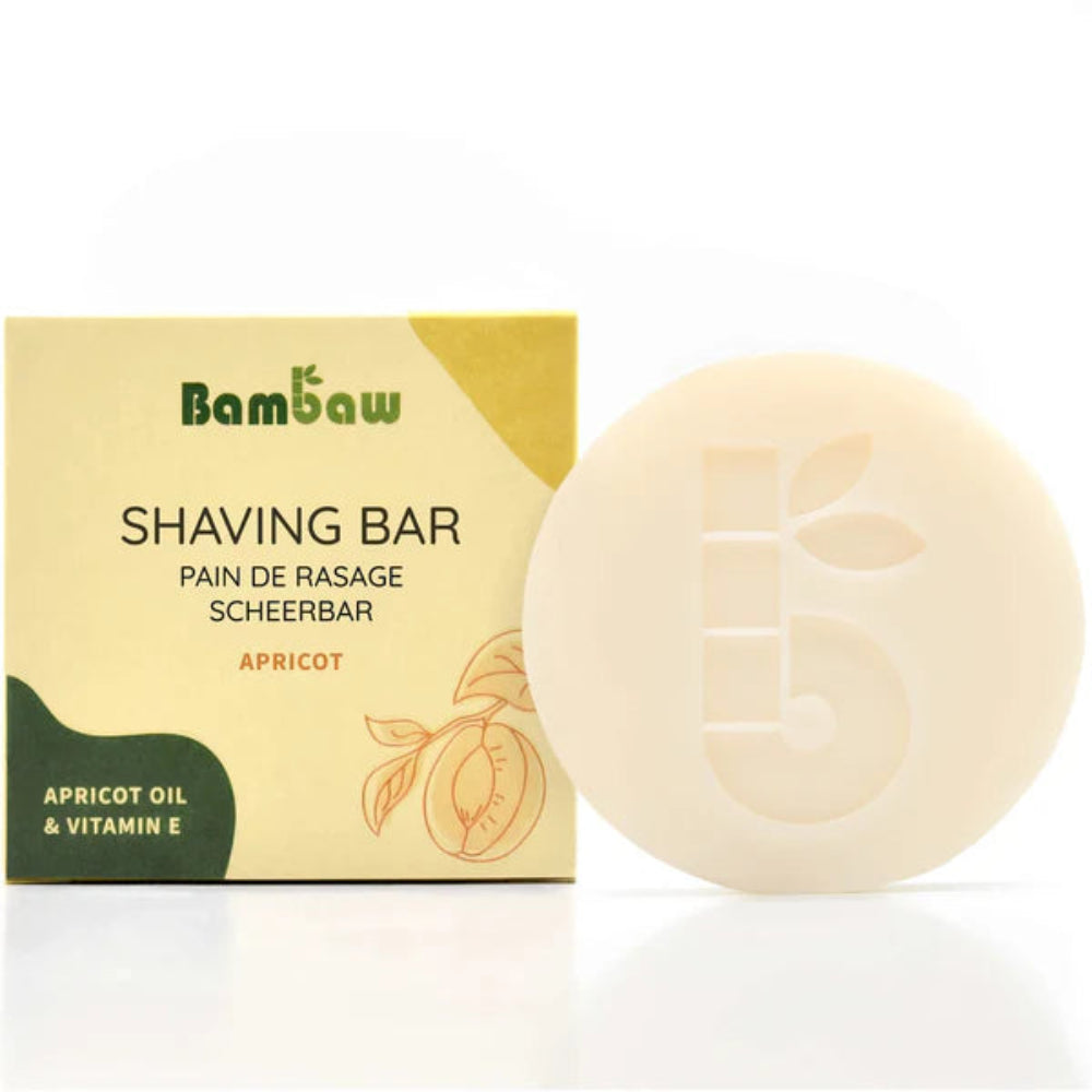 Bambaw,  Hydrating Apricot Shaving Soap 80g