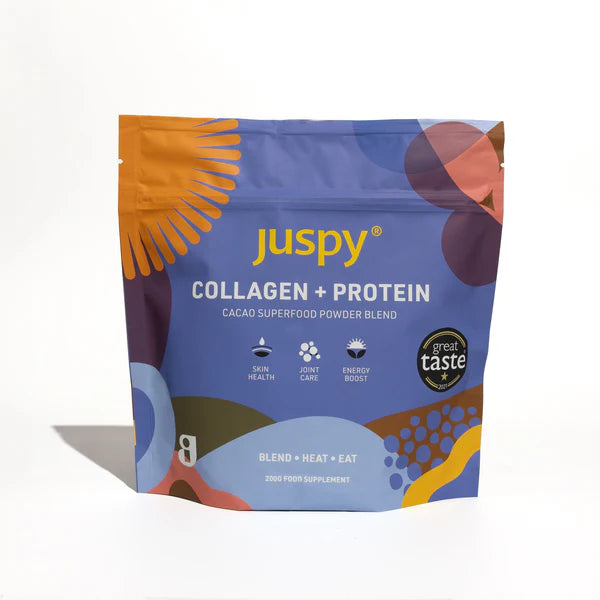 Juspy Collagen + Protein Cacao Superfood Powder Blend 200g