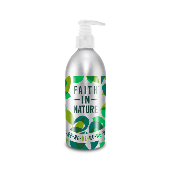 Faith In Nature, Zero-waste Aluminium Refill Bottle 450ml