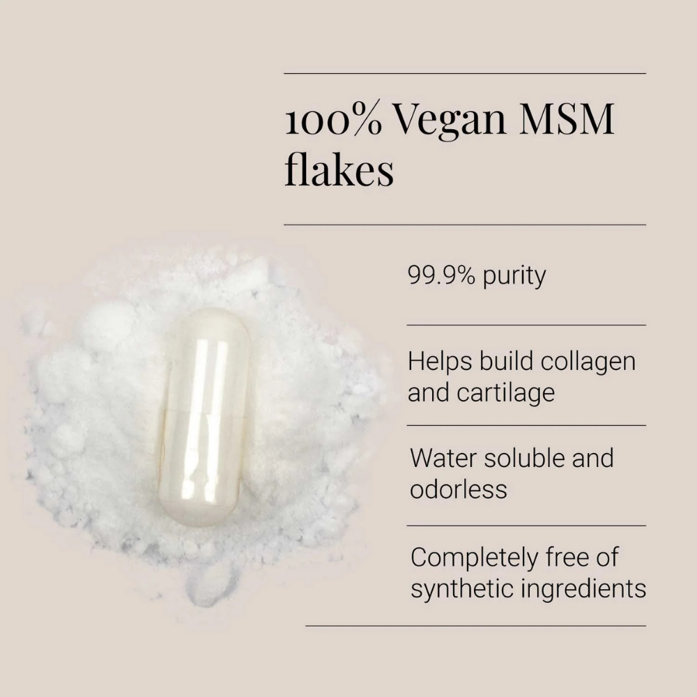 KIKI Health, MSM Flakes 100 Vegetarian Capsules