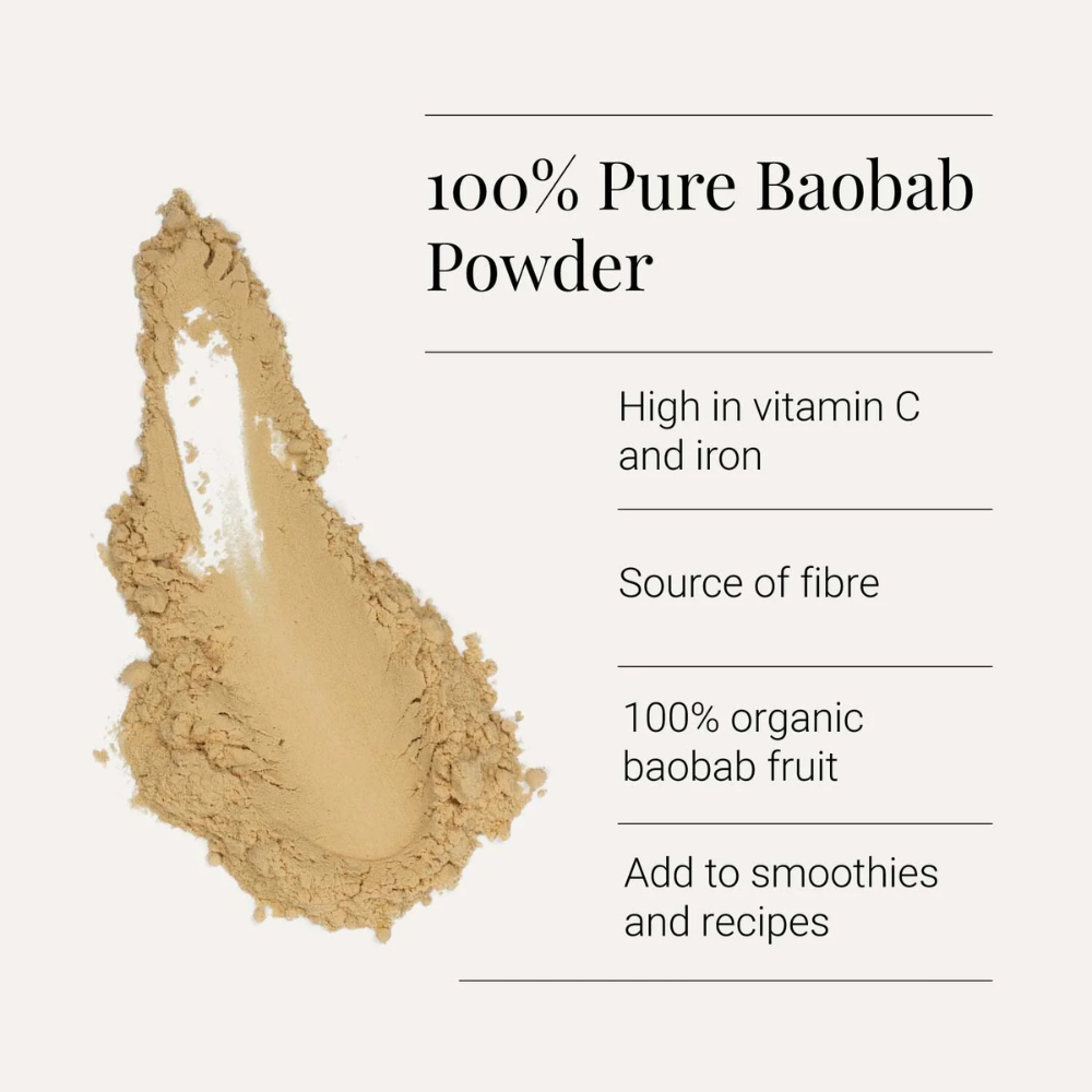 KIKI Health, Organic Baobab Powder 100g