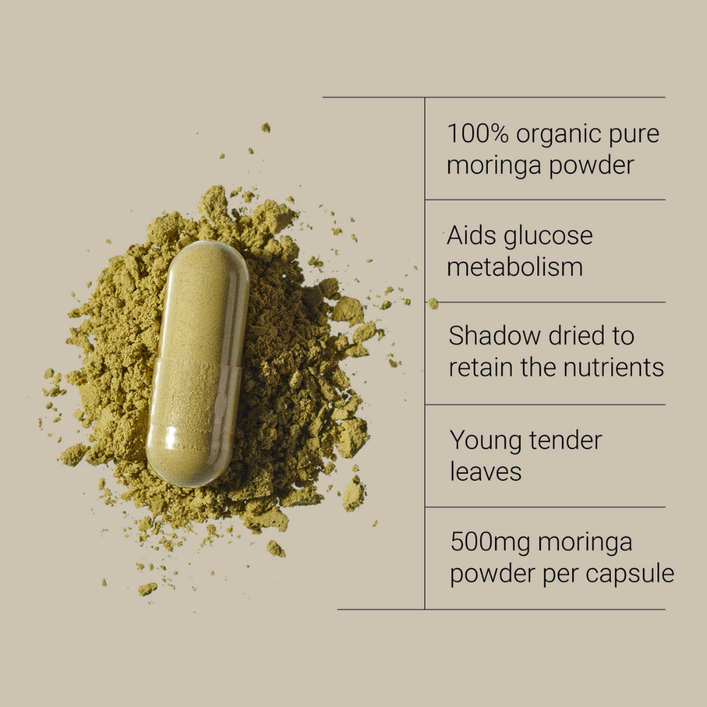 KIKI Health, Organic Moringa 120 Vegetarian Capsules