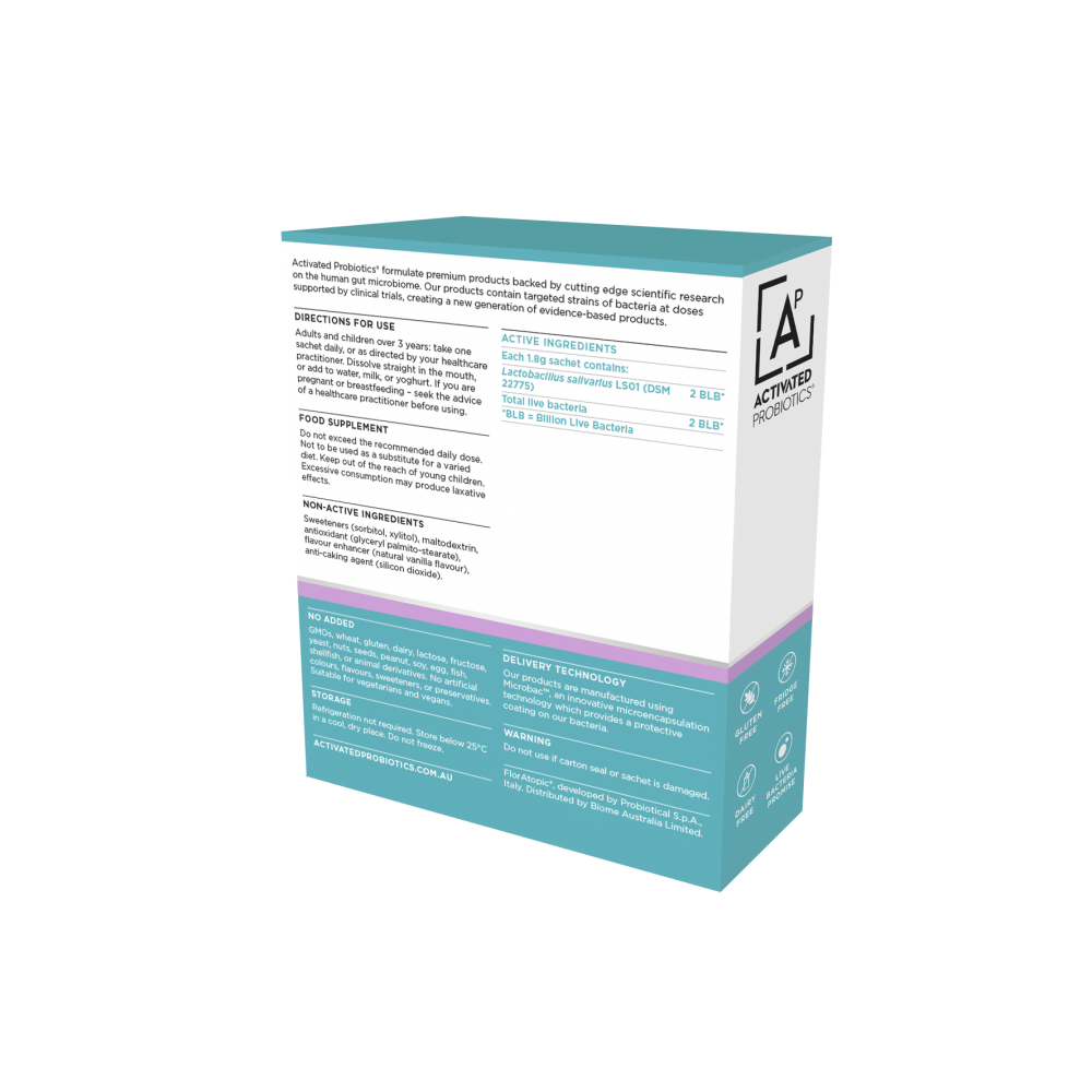 Activated Probiotics, Biome Eczema™ Soothe Probiotics 30 Sachets