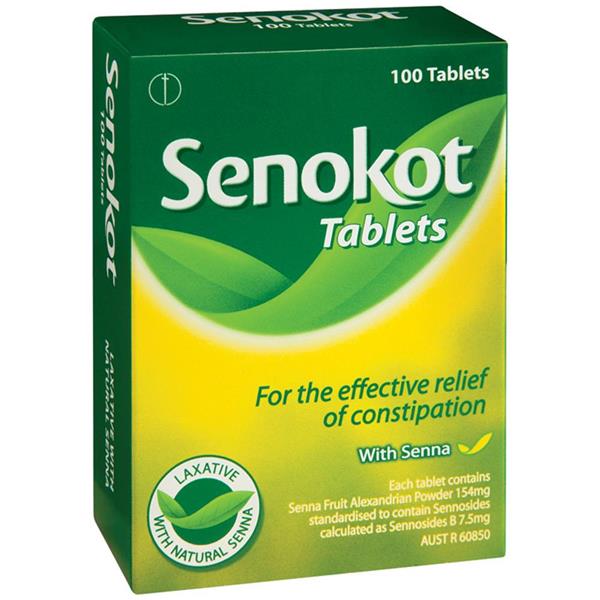 Senokot®, Sennosides 7.5mg 100 Tablets