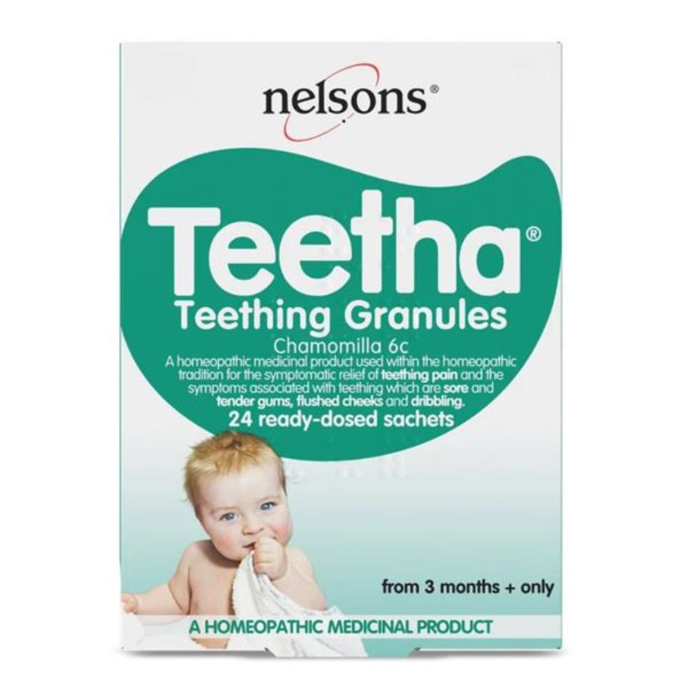 Nelsons, Teetha Teething Granules 40 Sachets