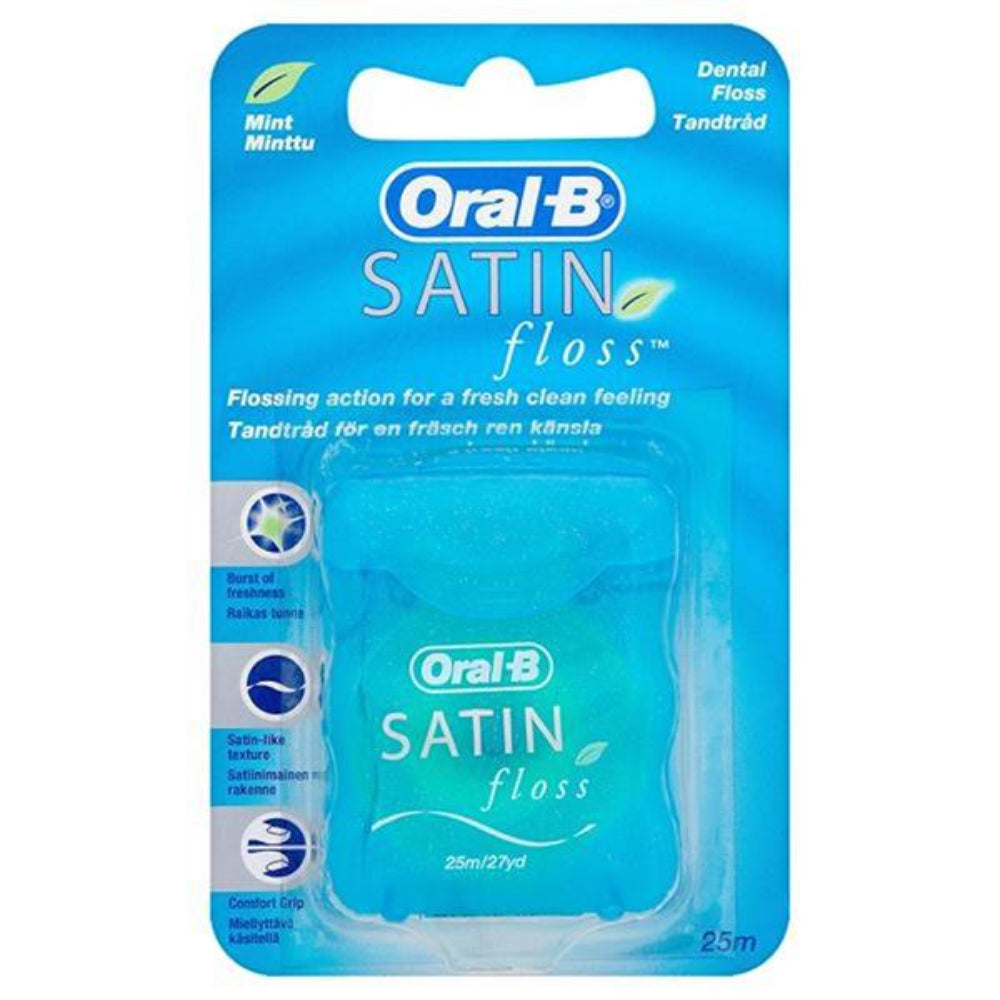Oral B, Satin Floss Mint 25m