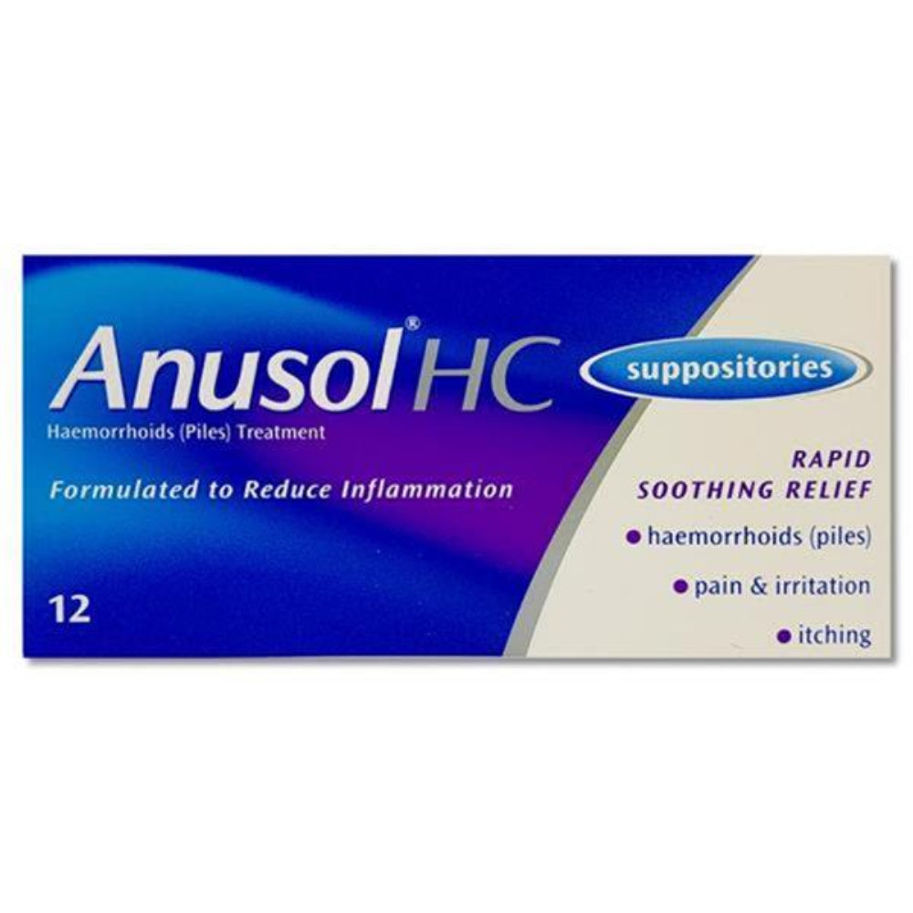 Anusol HC Suppositories 12s