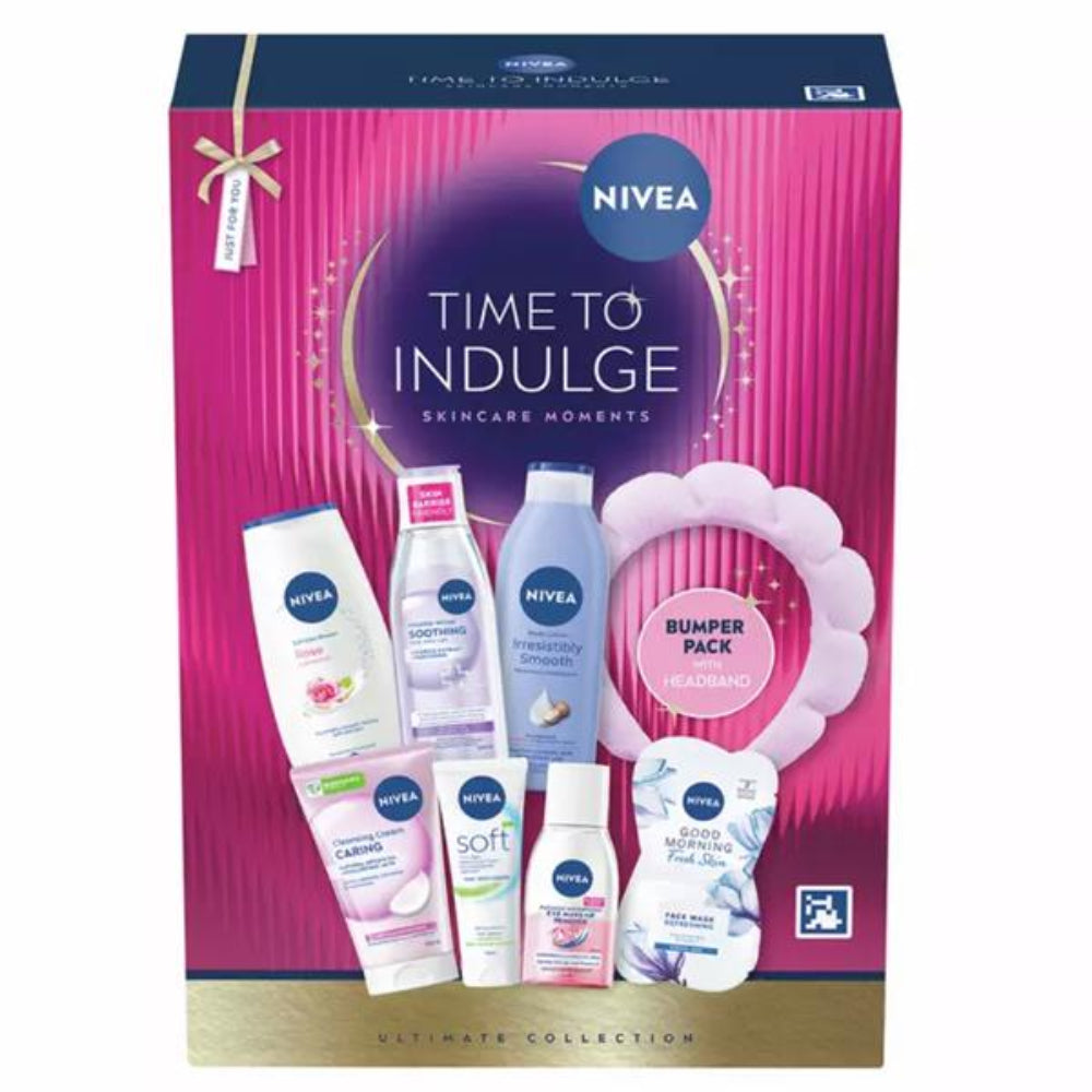Nivea, Time To Indulge Skincare Moments 8 pc Gift Set
