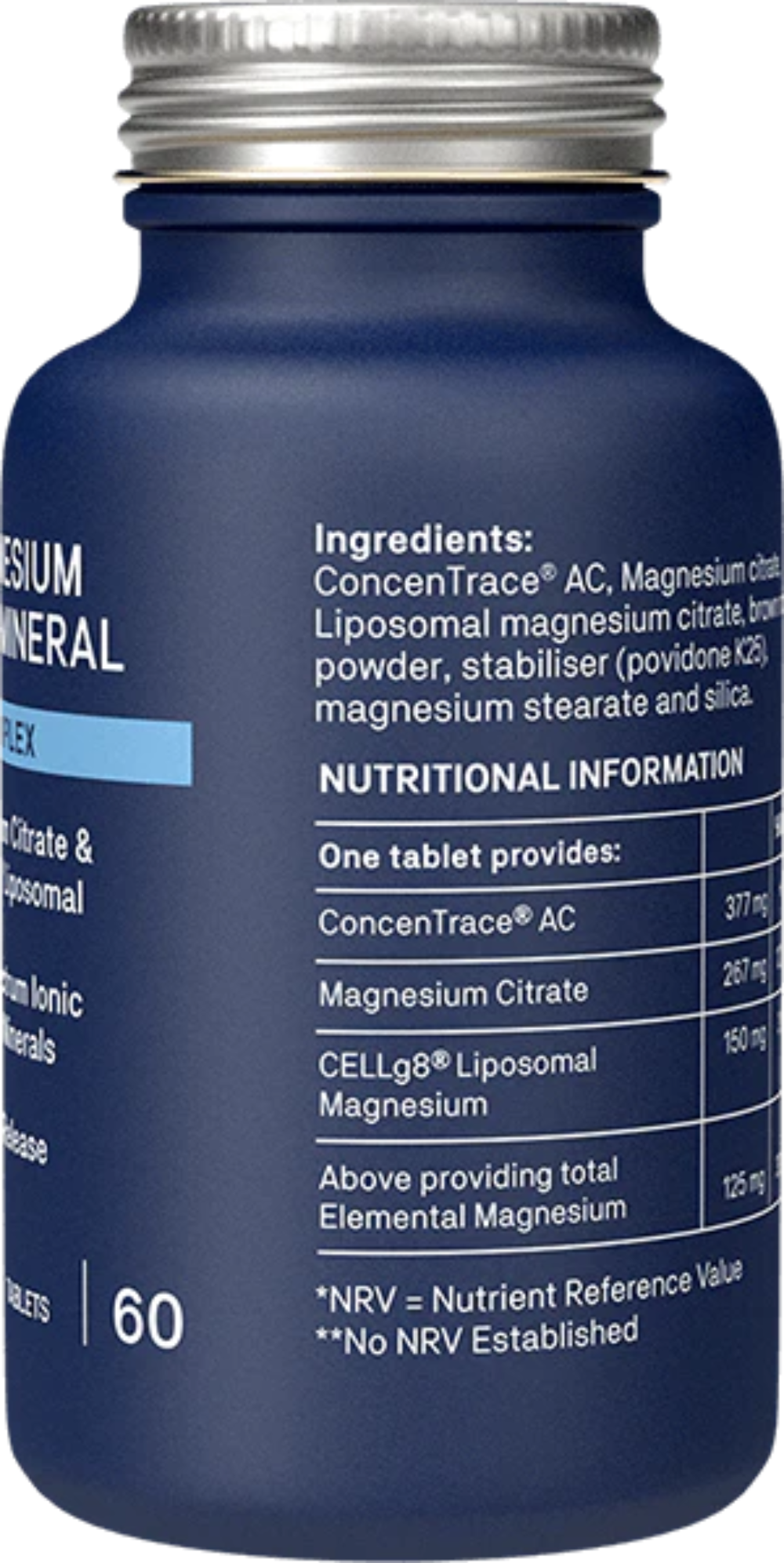 Natroceutics , Magnesium Trace Mineral Complex  60 Caps