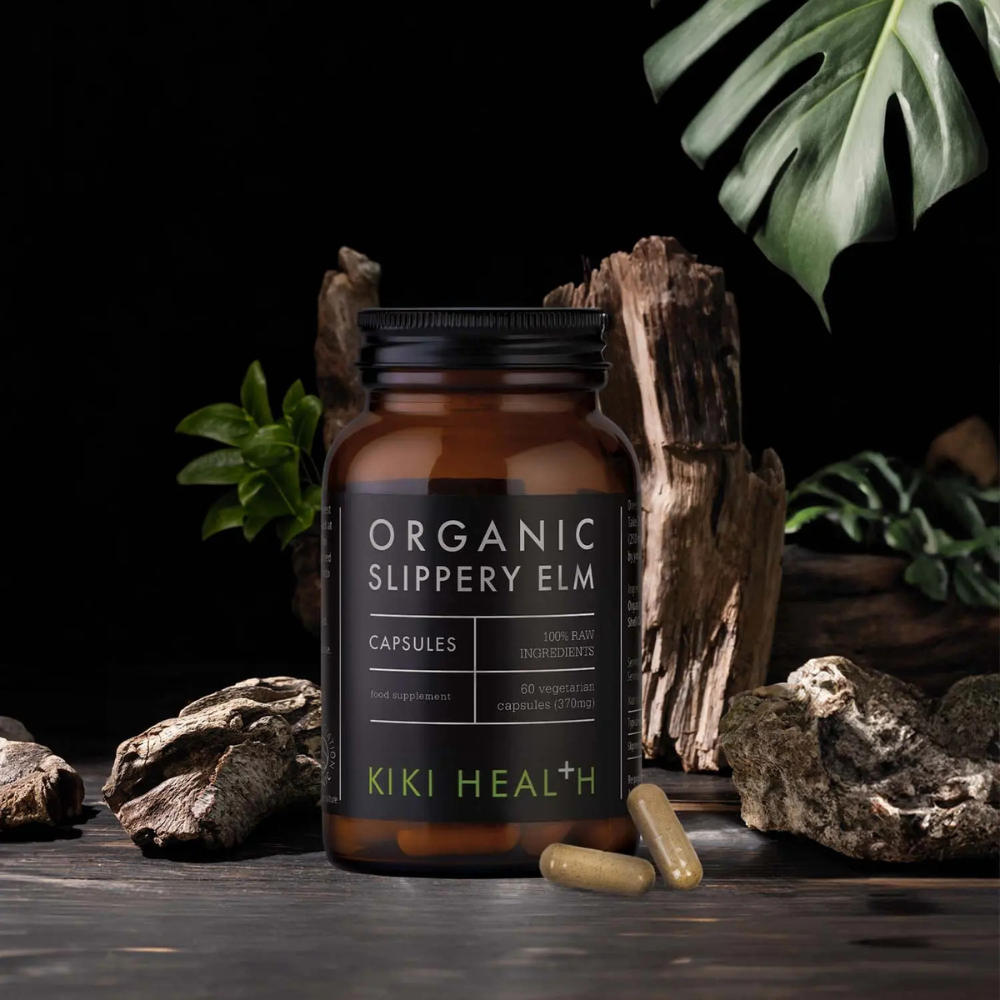 KIKI Health, Organic Slippery Elm 60 Vegi Capsules