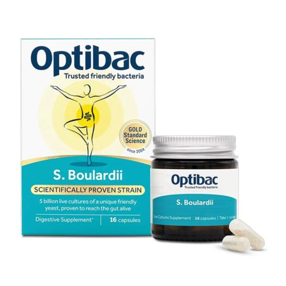 Optibac, S Boulardii 16 Caps