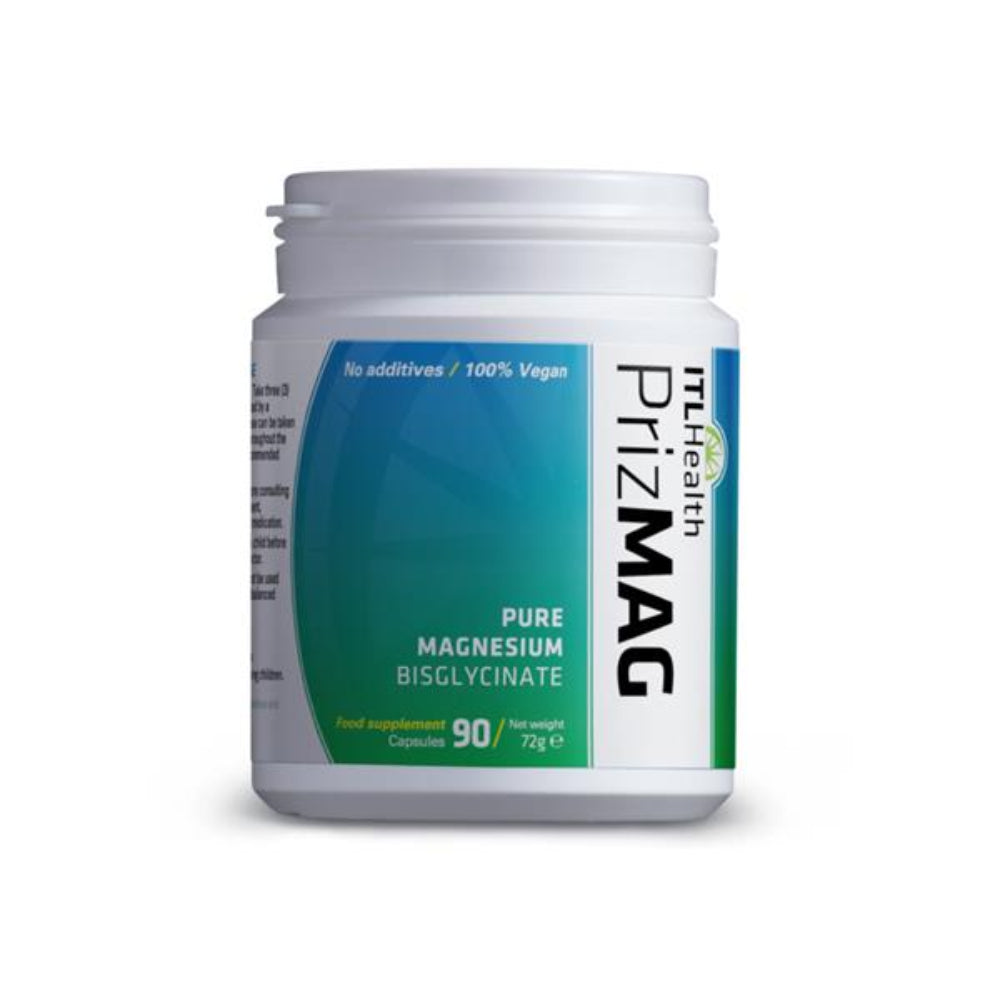 ITL HEALTH Prizmag, Pure Magnesium Bisglycinate 90 Caps