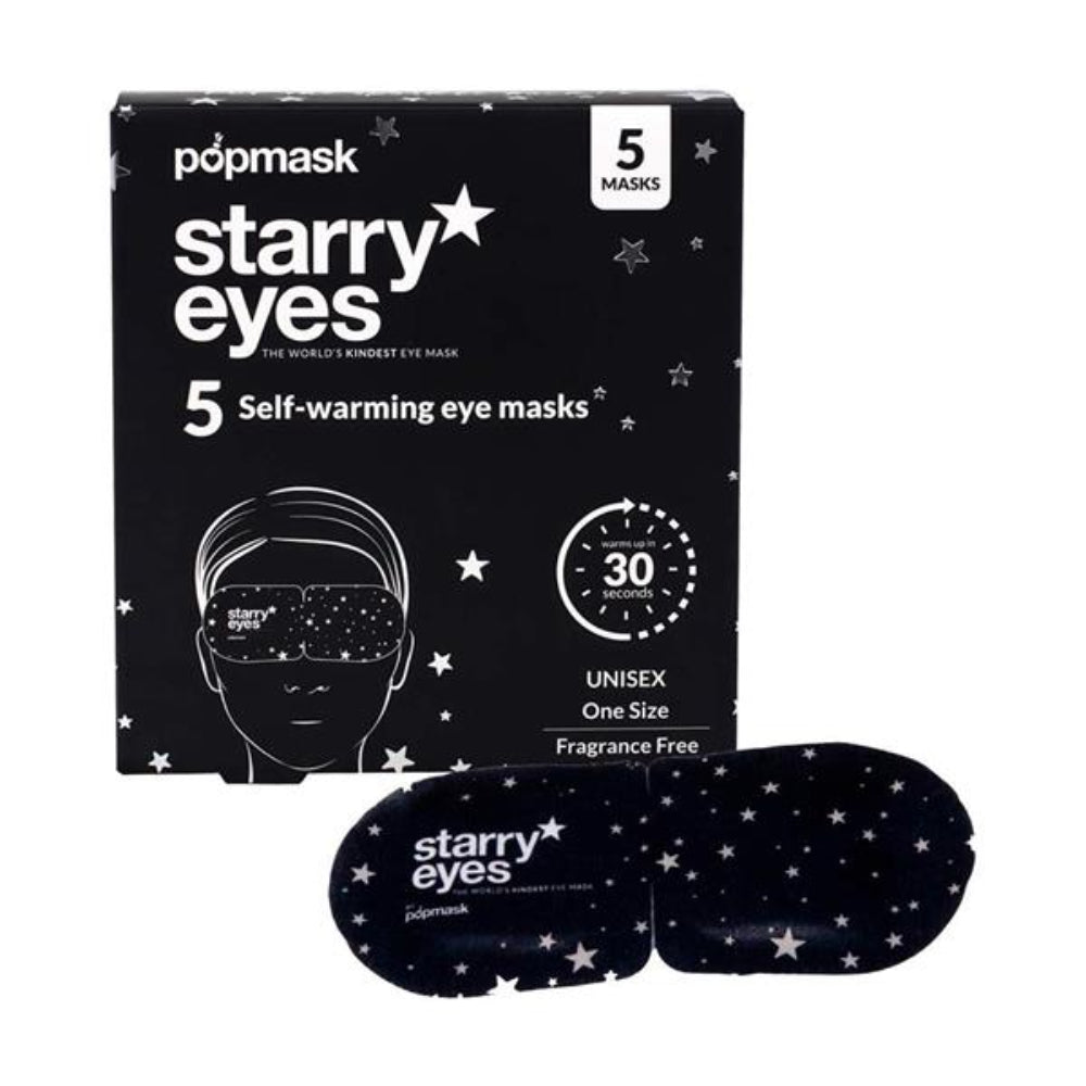 Popmask, Starry Eyes 5 Self Warming Eye Masks Fragrance Free