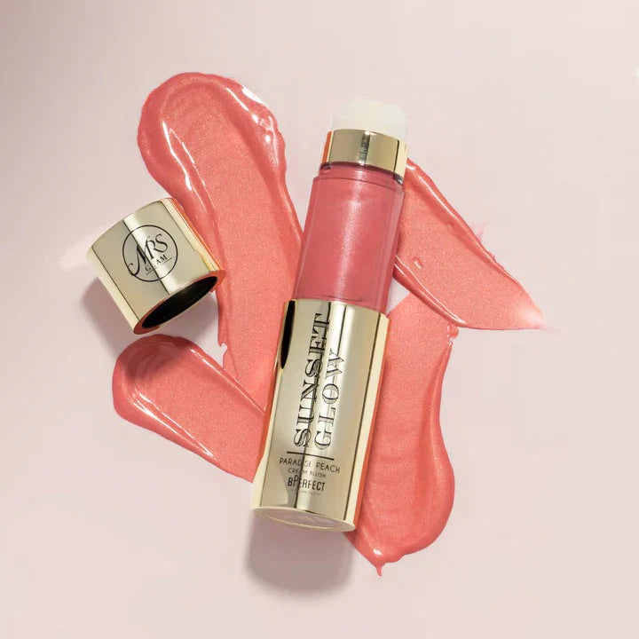 BPerfect,Mrs Glam Sunset Glow Paradise Peach Blusher 72g