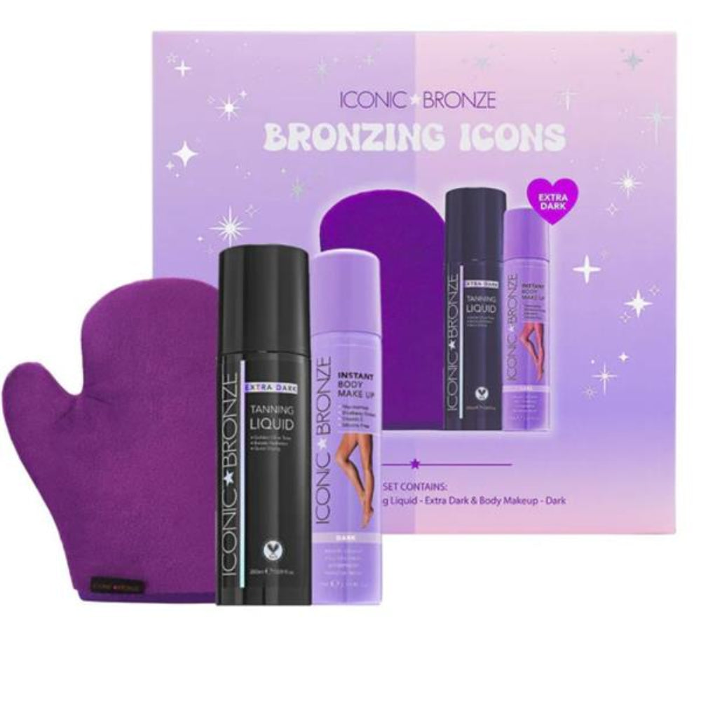 Iconic Bronze, Bronzing Icons Extra Dark Gift Set