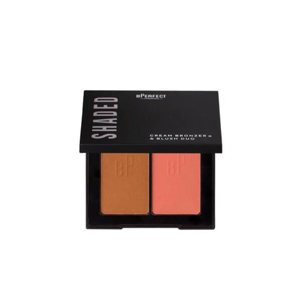 BPerfect,  Shaded Cream Bronzer & Blush Duo Medium/Dark 03 7g