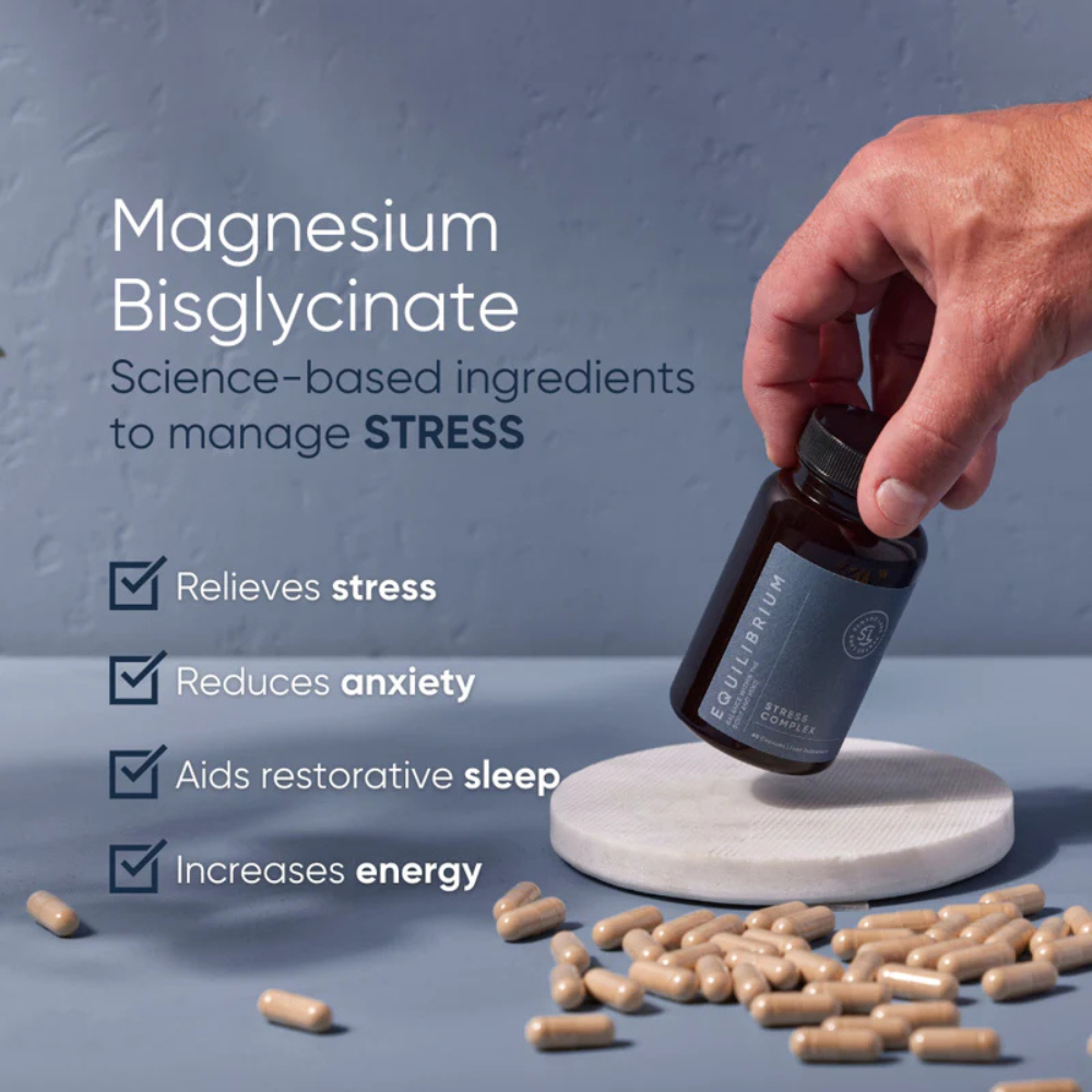 Sentro Labs, EQUILIBRIUM Sleep & Stress Support with Ashwagandha KSM-66® 60 Capsules