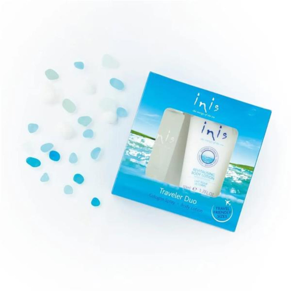 Inis, The Energy of the Sea Traveler Duo Cologne Spray Body Lotion