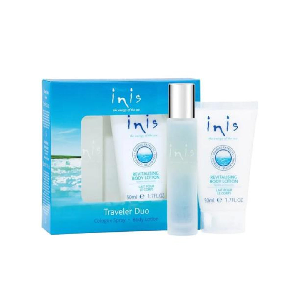 Inis, The Energy of the Sea Traveler Duo Cologne Spray Body Lotion