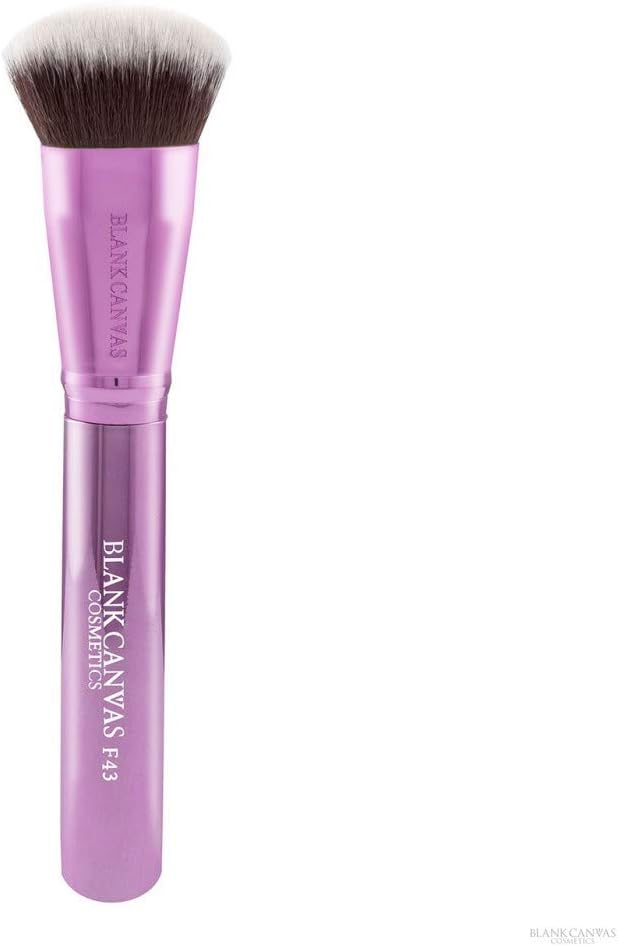Blank Canvas,  F43 Multi Purpose Flat Round Make-Up Face Brush