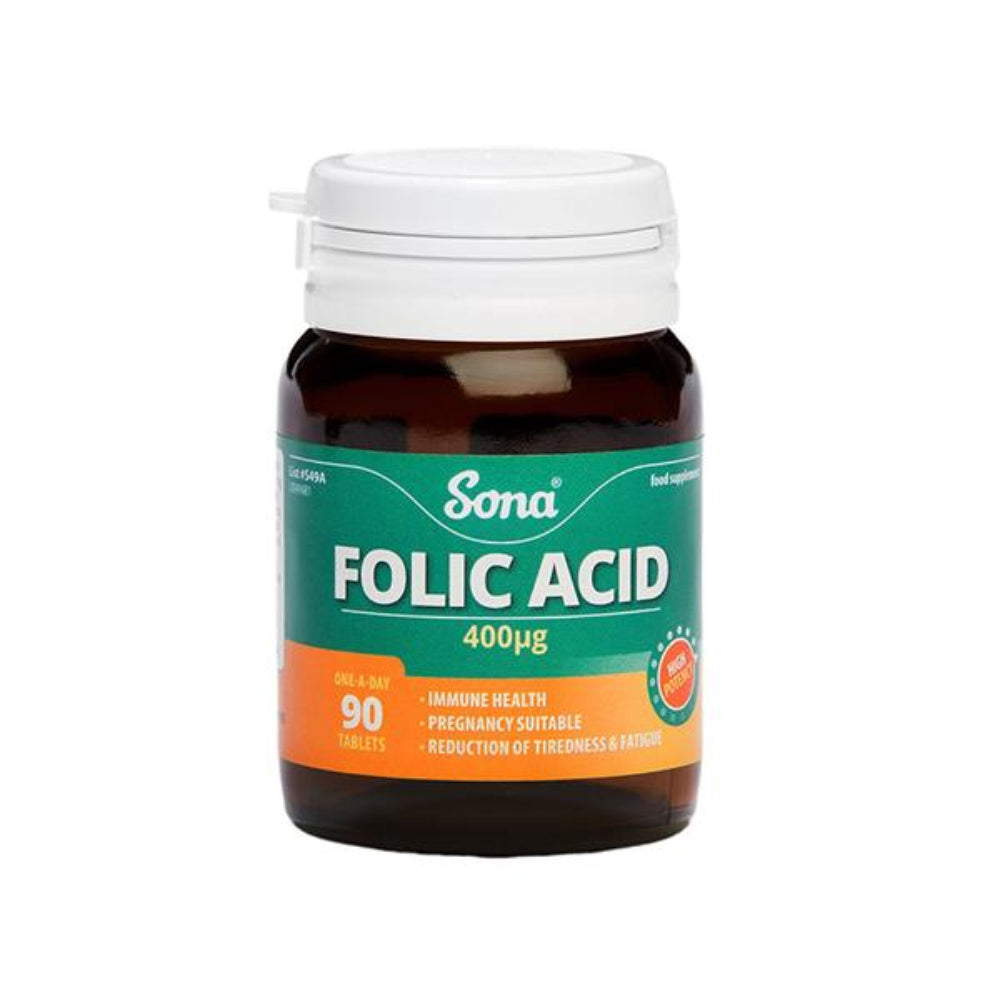 Sona, Folic Acid 400Mcg 90s
