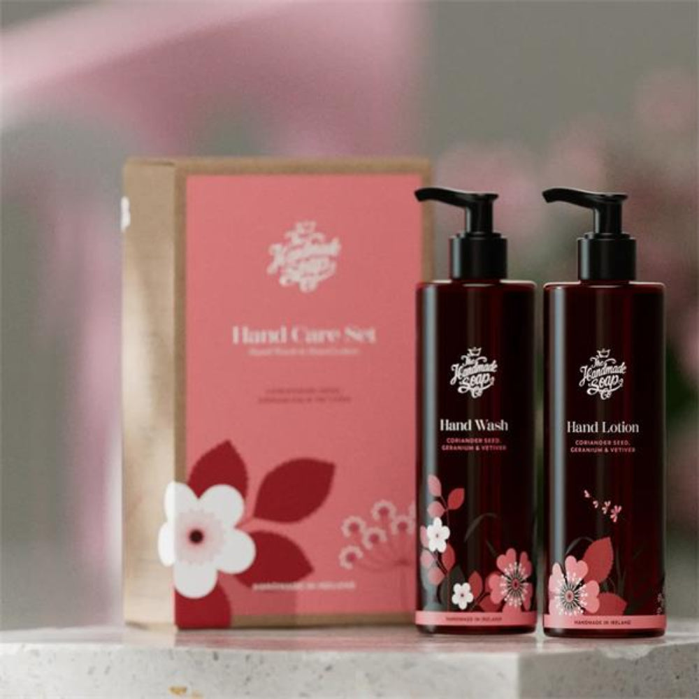 The Handmade Soap Company, Hand Care Set Coriander Seed, Geranium & Vetiver