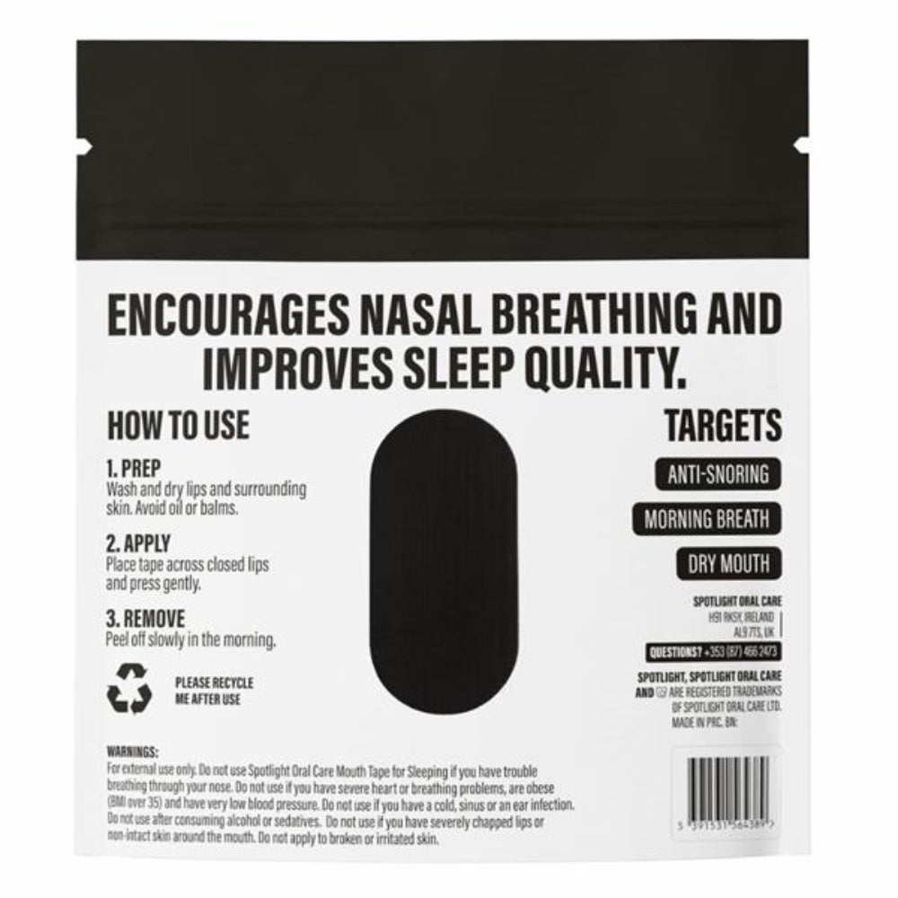 Spotlight Oral Care, Mouth Tape For Sleeping - 30 Day Supply