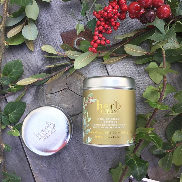 Herb Dublin, Holly Jolly Christmas Tin Candle