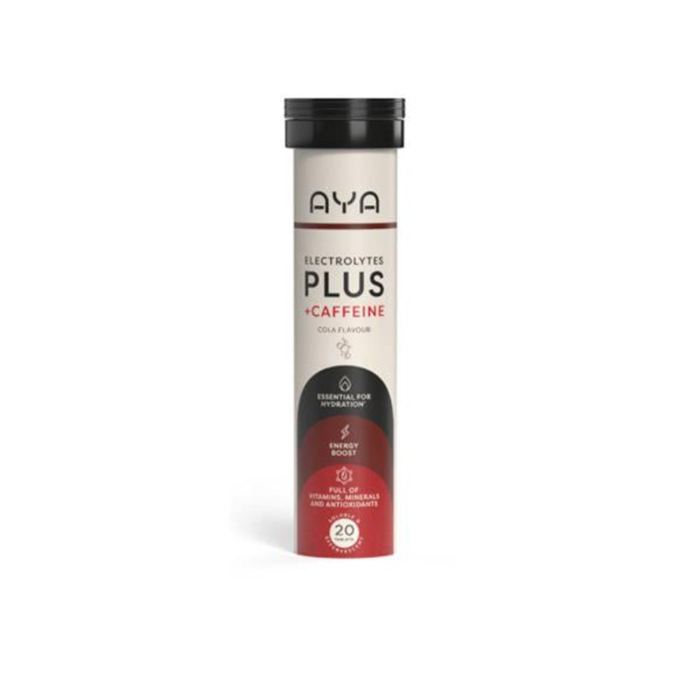 AYA, Electrolytes Plus +Caffeine Cola Flavour 20 Tablets