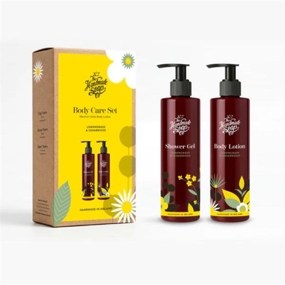 The Handmade Soap Company, Lemongrass & Cedarwood Body Care Set