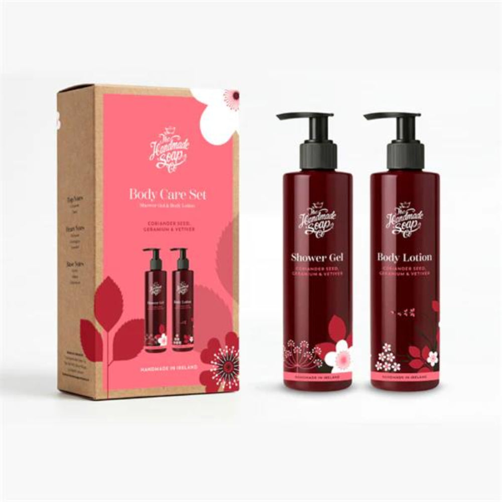 The Handmade Soap Company, Coriander Seed, Geranium And Vetiver Body Care Set