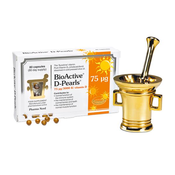 Pharmanord Bioactive D-Pearls 75Ug 80 caps