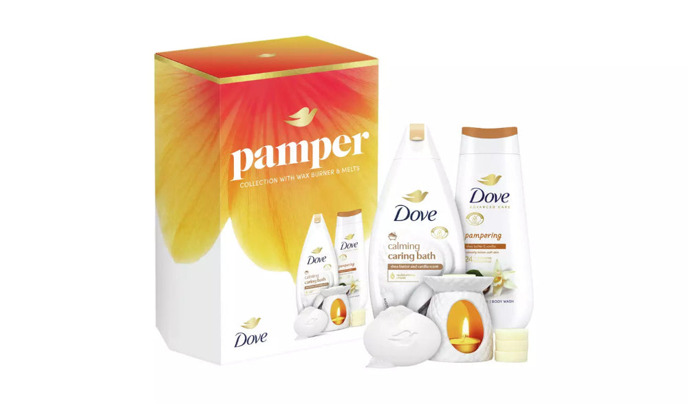 Dove, Pamper Collection & Wax Burner Gift Set