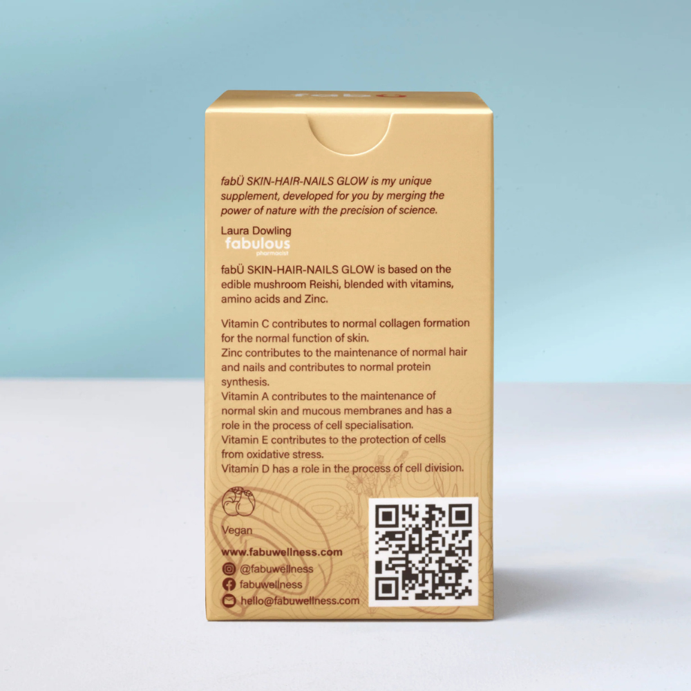 fabÜ, Skin Hair Nails Glow 60 Capsules