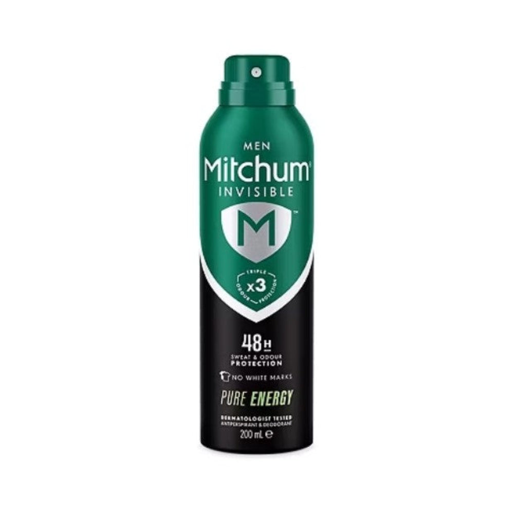 Mitchum, Invisible Men Pure Energy Anti Perspirant 200ml