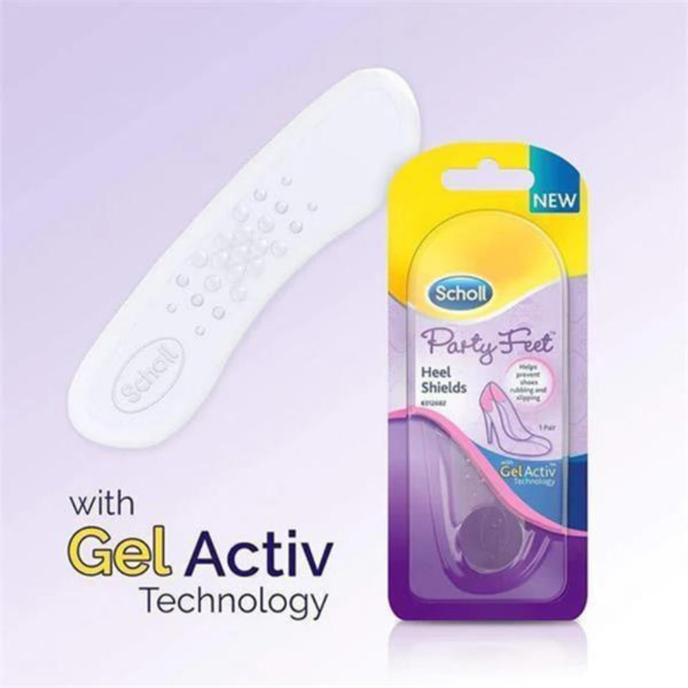 Scholl, Party Feet Invisible Gel Heel Shields