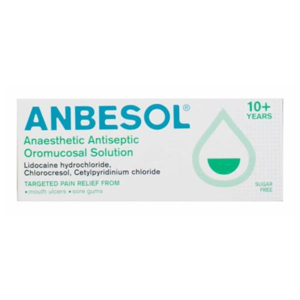 Anbesol, Anaesthetic Antiseptic Oromucosal Solution 10ml