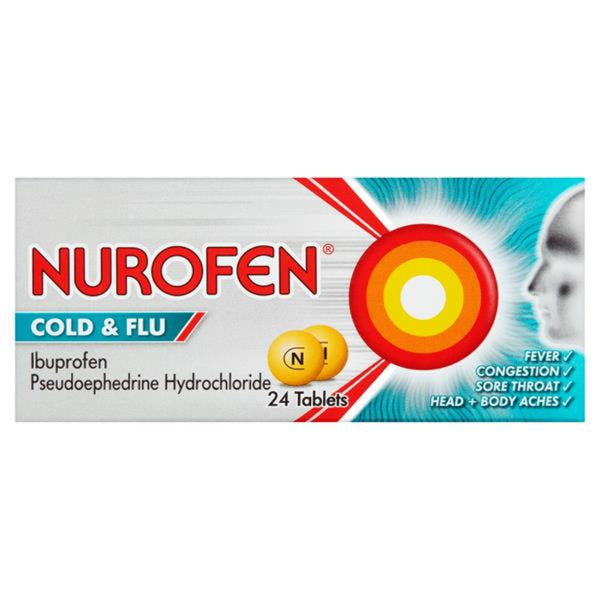 Nurofen, Cold & Flu 24 Tablets