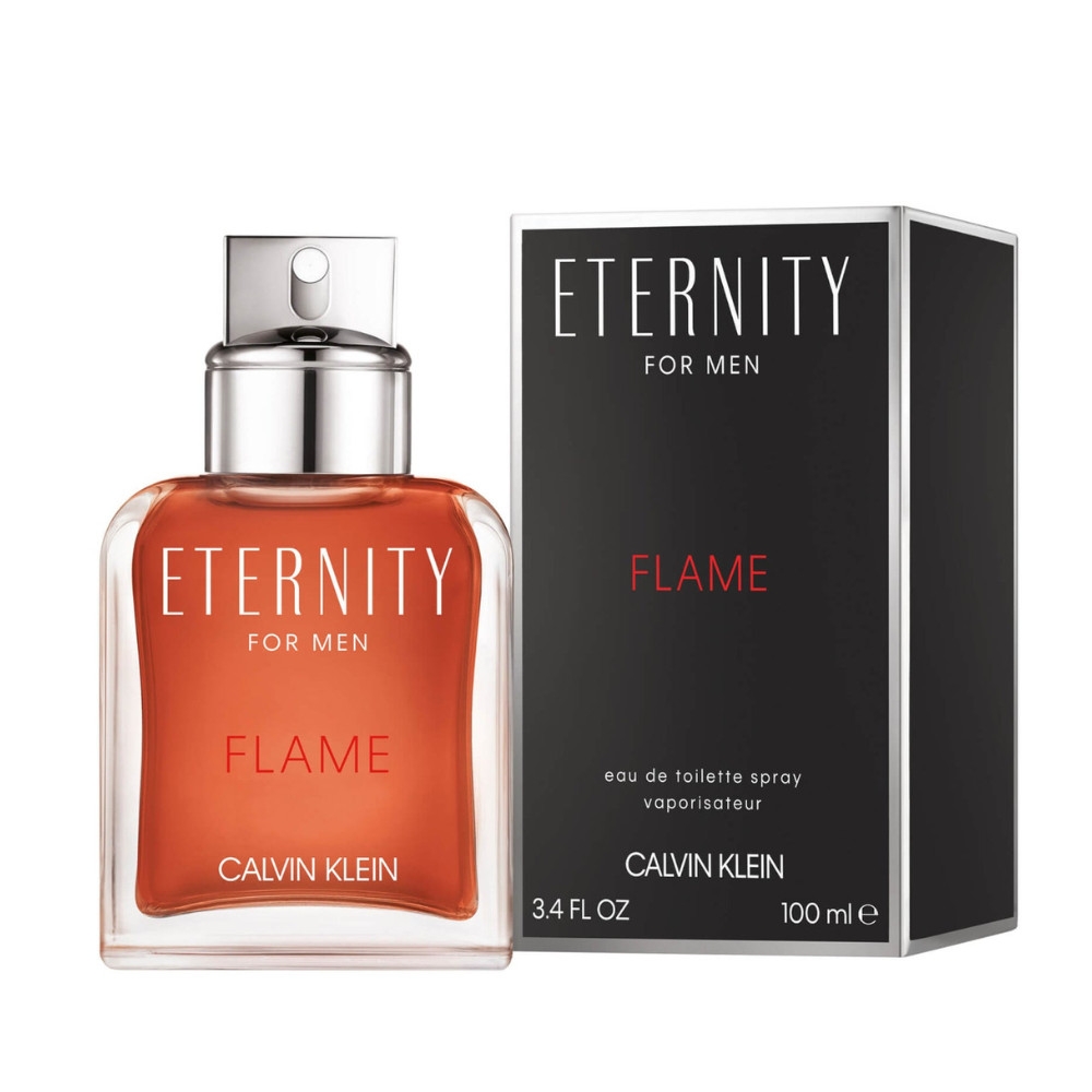 CK, Eternity Flame Mens 100ml EDT Spray