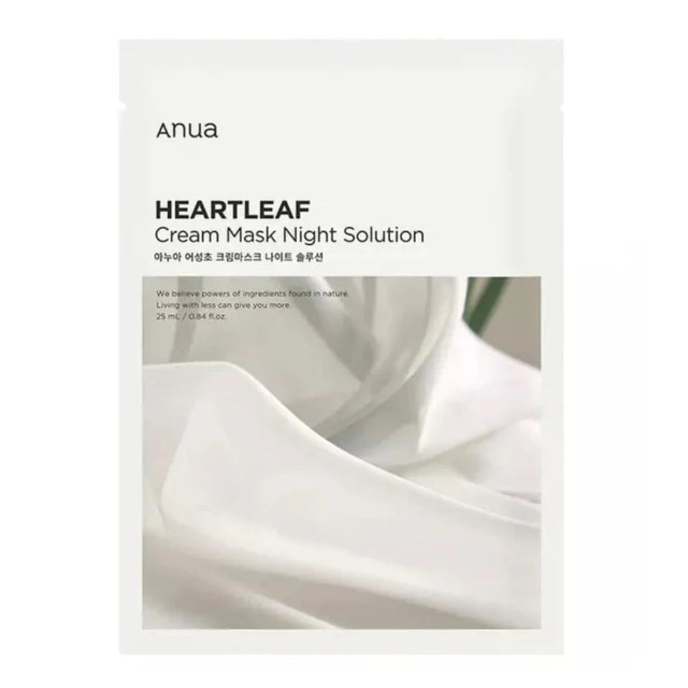 ANUA, Heartleaf Cream Mask Night Solution Mask 1 Piece