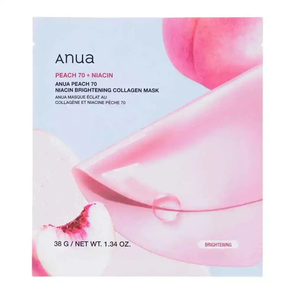 ANUA, Peach 70 Niacin Brightening Collagen Mask x 1