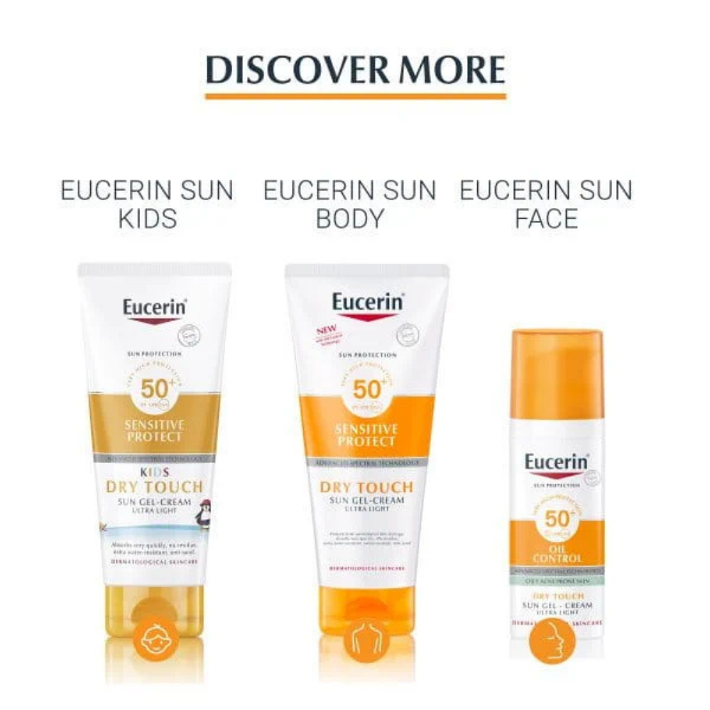 Eucerin®, Sun Kids Dry Touch SPF50+ Gel Crean 200ml