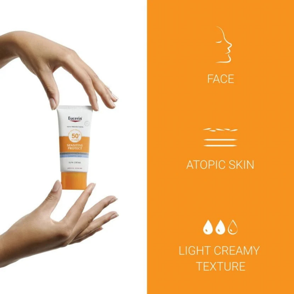 Eucerin®, Sun Face Creme SPF 50 - Normal to Dry Skin 50ml